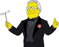 Alf Clausen - Simpsons style Alf Clausen - Simpsons style