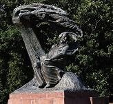 Frederic Chopin momument in Lazienki Park in Warsaw - click to enlarge Frederic Chopin momument in Lazienki Park in Warsaw