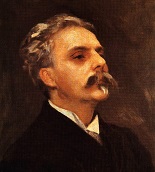 Gabriel Fauré: portrait by John Singer Sargent - click to enlarge Gabriel Fauré: portrait by John Singer Sargent
