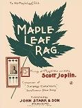 Maple Leaf Rag - Sheet Music 3rd Edition cover Maple Leaf Rag - Sheet Music 3rd Edition cover