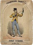 Champagne Charlie by George Leybourne and Alfred Lee - sheet music cover Champagne Charlie by George Leybourne and Alfred Lee - sheet music cover