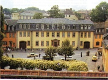 Goethe's house on the Frauenplan in Weimar; This author can verify that it's very easy for a stranger to get lost in it - click to enlarge Goethe's house on the Frauenplan in Weimar. This author can verify that it's very easy for a stranger to get lost in it.