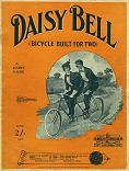 Daisy Bell by Harry Dacre - sheet music cover Daisy Bell by Harry Dacre - sheet music cover