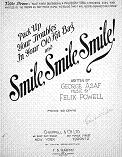 Pack Up Your Troubles in your Old Kit-Bag (and Smile, Smile, Smile!) by Felix Powell and George Asaf - sheet music cover Pack Up Your Troubles in your Old Kit-Bag (and Smile, Smile, Smile!) by Felix Powell and George Asaf - sheet music cover