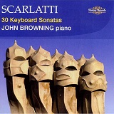 Domenico Scarlatti: 30 Keyboard Sonatas, John Browning - album cover Domenico Scarlatti: 30 Keyboard Sonatas, John Browning - album cover