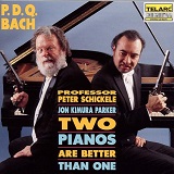 Peter Schickele: PDQ Bach - 2 pianos are better than 1 - album cover Peter Schickele: PDQ Bach - 2 pianos are better than 1 - album cover