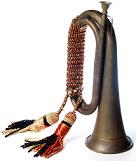 bugle with cord and tassles bugle with cord and tassles