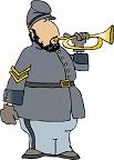 cartoon of a bugler cartoon of a bugler