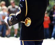 uniformed bugler uniformed bugler