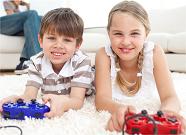 Children playing Computer Games Children playing Computer Games
