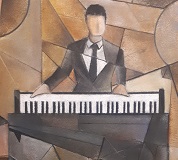 Pianist 0  - close-up of artwork by Martin Paterson Pianist 0 - close-up of artwork by Martin Paterson