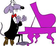 cartoon mouse pianist cartoon mouse pianist