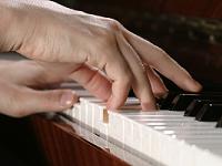 Playing the Piano - close-up Playing the Piano - close-up
