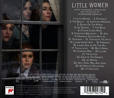 Alexandre Desplat: Little Women - film score album back cover Alexandre Desplat: Little Women - film score album back cover