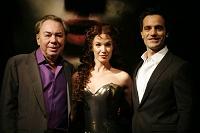 Andrew Lloyd Webber and the leads from Love Never Dies Andrew Lloyd Webber and the leads from Love Never Dies