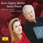 Anne-Sophie Mutter & Andre Previn: Violin Concerto - album CD cover Anne-Sophie Mutter & Andre Previn: Violin Concerto - album CD cover