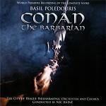 Basil Poledouris - Conan the Barbarian (the complete score) soundtrack double-CD cover Basil Poledouris - Conan the Barbarian (the complete score) soundtrack double-CD cover
