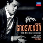 Benjamin Grosvenor: Chopin Piano Concertos - album cover Benjamin Grosvenor: Chopin Piano Concertos - album cover
