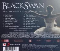 Clint Mansell - Black Swan soundtrack CD back cover Clint Mansell - Black Swan soundtrack CD back cover