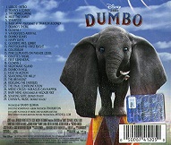 Danny Elfman: Dumbo - film score album back cover Danny Elfman: Dumbo - film score album back cover