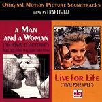 Francis Lai - A Man and A Woman and Live for Life soundtracks album CD cover Francis Lai - A Man and A Woman and Live for Life soundtracks album CD cover