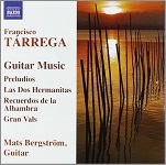 Francisco Tarrega: Guitar Music played by Mats Bergstrom - album cover Francisco Tarrega: Guitar Music played by Mats Bergstrom - album cover