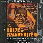 Franz Waxman - The Bride of Frankenstein soundtrack CD cover Franz Waxman - The Bride of Frankenstein soundtrack CD cover