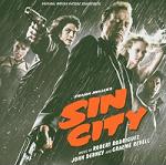 Graeme Revell, John Debney & Robert Rodriguez - Sin City soundtrack CD cover Graeme Revell, John Debney & Robert Rodriguez - Sin City soundtrack CD cover