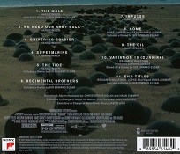 Hans Zimmer: Dunkirk - film score album back cover Hans Zimmer: Dunkirk - film score album backcover