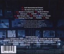 Hans Zimmer - Inception soundtrack CD back cover Hans Zimmer - Inception soundtrack CD back cover