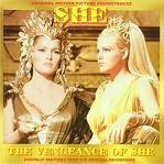James Bernard - She plus Mario Nascimbene - The Vengence of She CD cover James Bernard - She plus Mario Nascimbene - The Vengence of She CD cover