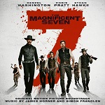 James Horner and Simon Franglen: The Magnificent Seven - film score soundtrack CD cover James Horner and Simon Franglen: The Magnificent Seven - film score soundtrack CD cover