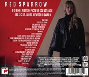 James Newton Howard: Red Sparrow - film score album back cover James Newton Howard: Red Sparrow - film score album back cover