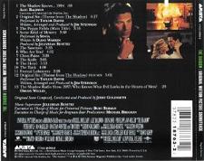 Jerry Goldsmith - The Shadow soundtrack CD back cover Jerry Goldsmith - The Shadow soundtrack CD back cover