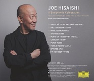 Joe Hisaishi: A Symphonic Celebration - album back cover Joe Hisaishi: A Symphonic Celebration - album back cover