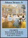 Johann Strauss waltzes polkas and other dances Sheet Music cover Johann Strauss waltzes polkas and other dances Sheet Music cover