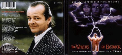 John Williams: Witches of Eastwick - film score soundtrack expanded edition CD cover John Williams: Witches of Eastwick - film score soundtrack expanded edition CD cover