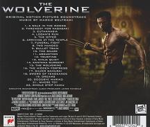 Marco Beltrami: The Wolverine - soundtrack CD back cover Marco Beltrami: The Wolverine - soundtrack CD back cover