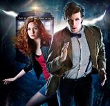 Matt Smith & Karen Gillan in a BBC Doctor Who publicity image Matt Smith & Karen Gillan in a BBC Doctor Who publicity image