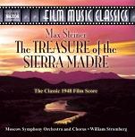 Max Steiner: The Treasure of the Sierra Madre - film score CD cover Max Steiner: The Treasure of the Sierra Madre - film score CD cover