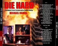 Michael Kamen: Die Hard soundtrack CD back cover Michael Kamen: Die Hard soundtrack CD back cover