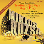 Miklos Rozsa: Three Choral Suites film music CD cover Miklos Rozsa: Three Choral Suites film music CD cover