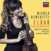 Nicola Benedetti: Elgar Vilion Concerto - album cover Nicola Benedetti: Elgar Vilion Concerto - album cover
