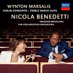 Nicola Benedetti: Wynton Marsalis Violin Concerto and Fiddle Dance Suite - album cover Nicola Benedetti: Wynton Marsalis Violin Concerto and Fiddle Dance Suite - album cover