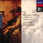 Sergei Rachmaninov: 24 Preludes, Sonata No.2, pianist Vladimir Ashkenazy - CD cover Sergei Rachmaninov: 24 Preludes, Sonata No.2, pianist Vladimir Ashkenazy - CD cover