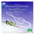 Richard Addinsell: The Warsaw Concerto, etc. CD cover Richard Addinsell: The Warsaw Concerto, etc. CD cover