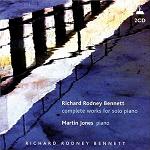 Richard Rodney Bennett: Complete Works for Solo Piano - double CD cover Richard Rodney Bennett: Complete Works for Solo Piano - double CD cover