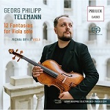Michał Bryła: Telemann Viola Fantasias - album cover Michał Bryła: Telemann Viola Fantasias - album cover