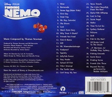 Thomas Newman: Finding Nemo - film score album back cover Thomas Newman: Finding Nemo - film score album back cover