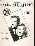 Alex North - Unchained Melody sheet music cover Alex North - Unchained Melody sheet music cover